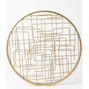 20in. Golf Crosshair Round Metal Decor