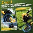 Cordless String Trimmer for Dewalt 20V Max Battery (No Battery), 12-Inch Electric Weed Grass Trimmer, 800W Brushed Motor, 8810RPM, Auto Line Feed, w/ 6 Line Spools, Adjustable Handle