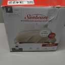 Sunbeam Royal Luxe Night Fog Heated Blanket 12-Heat Settings Auto Off Machine Washable Twin
