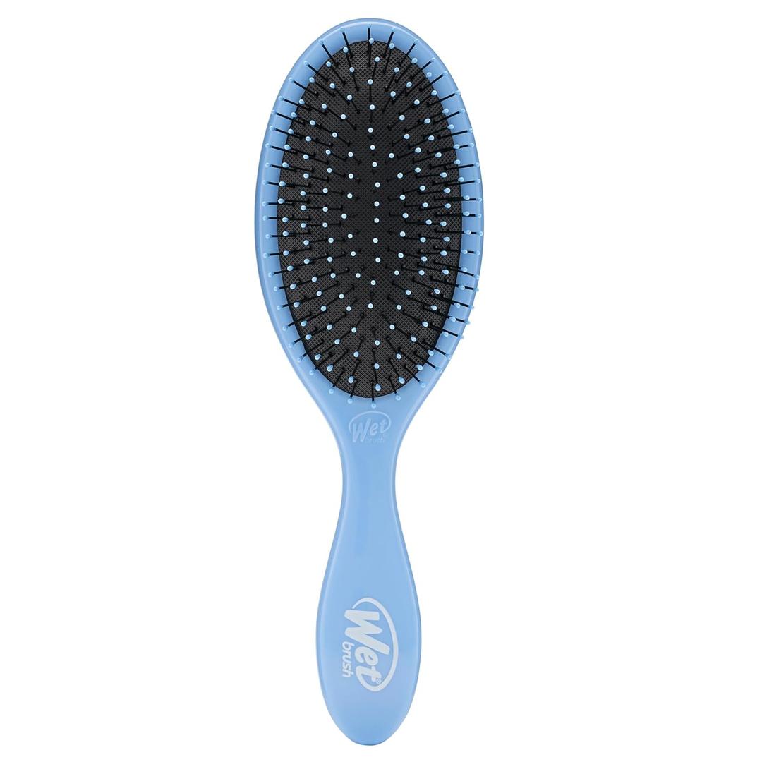 Wet Brush Detangling Brush, Original Detangler Brush (Sky) - Wet & Dry Tangle-Free Hair Brush for Women & Men - No Tangle Soft & Flexible Bristles for Straight, Curly, & Thick Hair (1 Count (Pack of 1))