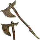 LALAPORT 36.5 Inch Fantasy Fully Upgraded God-War Viking Foam Axe Sword for Video Game, Cosplay Costume Prop, Collection, Gift. Prop 1:1 Replica, Medium
