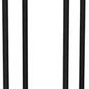 Marble Metal Table Living Room Bedroom Home Office, One Storage Panels, White Marble/Black