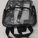Clear Backpack for Stadium Events Clear Backpack 12x12x6 with Front Pocket for Concert Sport Fashion Women Backpack Events Work Travel