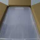 Stackable Plastic Storage Shoebox, BPA-Free Nestable Container with Latching Lid to Organize Shoes, See-Through Box for Home and Office, Multi-Purpose Clear Bins (12 Pack 6 Quart)