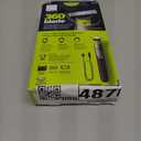 Philips Norelco for Face + Body, Electric Beard Trimmer, Shaver and Groomer, 5in1 Adjustable Comb, 1x Body Kit, Model QP2834/70, Black/Lime Green