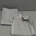 Splat Mat 2 Pack for Under High Chair & Arts & Crafts & Eating Mess, Waterproof 42''46'' Baby Playtime Anti-Slip High Chair Mat for Floor or Table, Reusable & Portable Splash Mat (Grey)