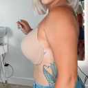 TITU Strapless Bra for Big Bust - Sticky Push Up for Large Breasts, Backless Plus Size Invisible with Boob Lift Tape