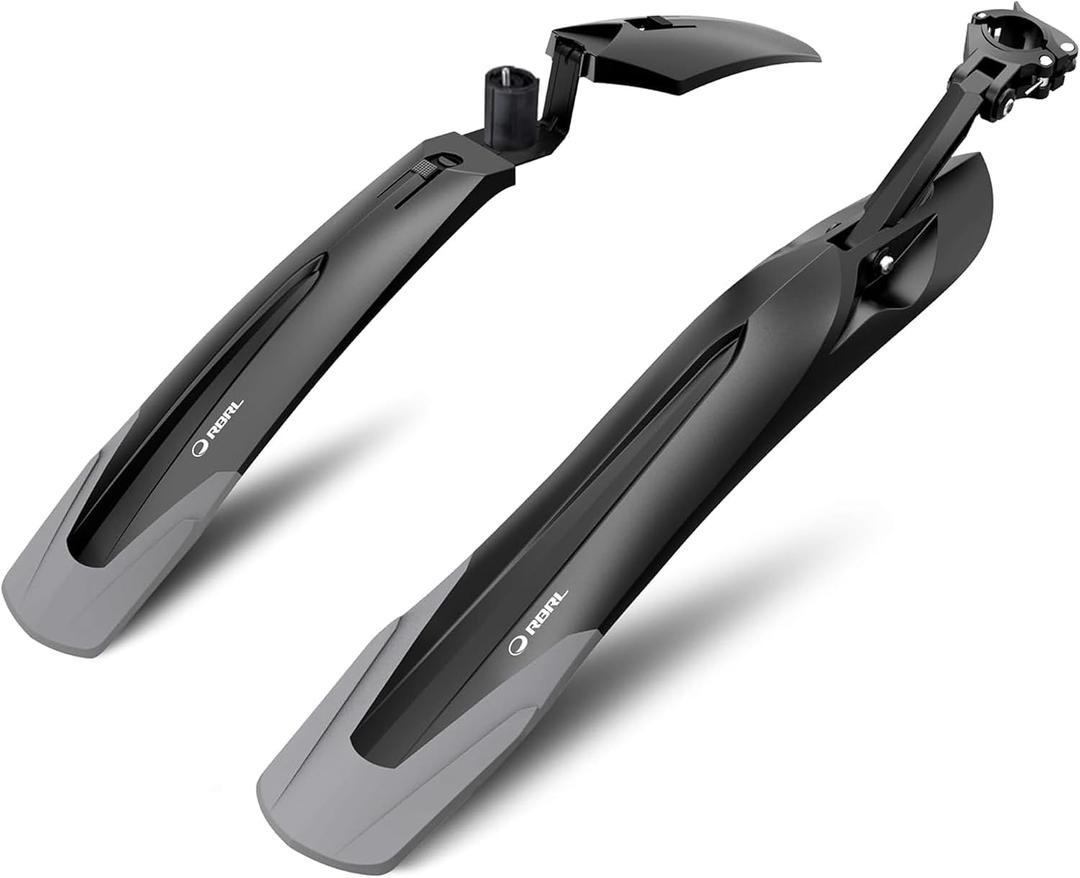 RBRL Bike Fender Adjustable Bicycle Mudguard, Quick Release Universal 24-29 inch Bicycle Fenders, Bike fenders for Ebike/Mountain Bike, Against Splashing Water and Dirt, 25*5.9*7.8"