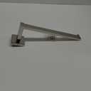 TASTOS Premium Stainless Steel Hand Towel Holder, Square Hand Towel Ring Heavy Duty Wall Mounted Modern Hand Towel Bar for Bathroom Kitchen, Brushed Nickel