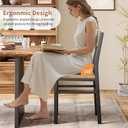 MECHYIN Light Brown Dining Chairs Set of 4, Farmhouse Kitchen Room Chairs