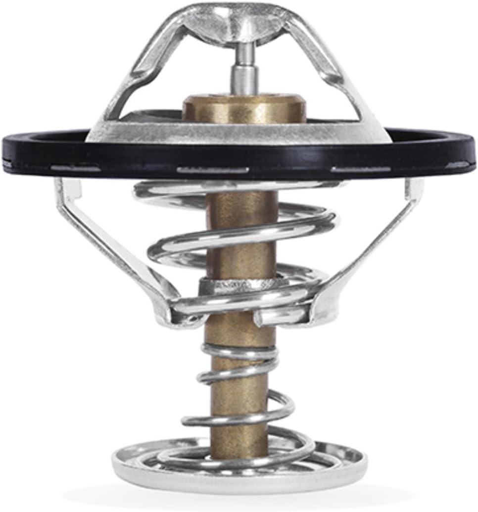 Mishimoto MMTS-F2D-96H High-Temp Thermostat Compatible With Ford 7.3 Powerstroke 1996-2003 Silver