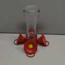 Perky-Pet 204CP-4 Favored Pinch-Waist Glass Hummingbird Feeder with Built-in Ant Moat and Bee Guards - 16 oz