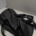 ALAZA Dark Gray Leopard Cheetah Print Sports Gym bag Gym duffle bag Duffle Bag Sport bag for Men Women Durable Handle Luggage Bag(227vb0b) OneSize