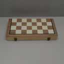 Amazing Pride 15.5" Wooden Chess Set, Magnetic Chess Board for Adults & Kids, Foldable Travel Chess Set with 2 Extra Queen Pieces, Chess Sets for Adults