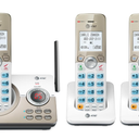 AT&T DL72319 DECT 6.0 3Handset Cordless Phone for Home with Connect to Cell, Call Blocking, 1.8" Backlit Screen, Big Buttons, intercom, and Unsurpassed Range