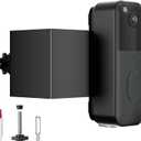 Anti-Theft Blink Doorbell Mount: No Front Cover No Drilling Mount Only for All-New Blink Doorbell Camera(2nd Gen), Doorbell Bracket Holder for Rental Apartment Home(Black)
