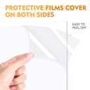 6 Pack of PET/Plexiglass Sheets 18x24-0.04" Clear Plastic Sheet Panels for Picture Frame, Sign Blank, DIY and Crafts Project