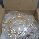 Modern Tree Branch Crystal Chandelier 23.6" Gold Crystal Dining Room Chandeliers 8-Light Luxury Pendant Lighting for Kitchen Bedroom Living Room