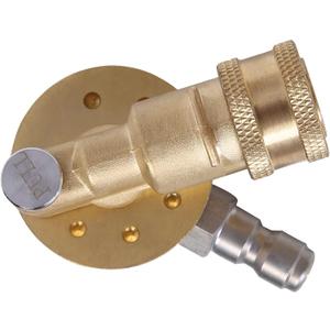 Meteor Blast Pivoting Coupler, 270 Degree with 7 Angles, heavy duty design and Stainless Steel Safety Lock for Pressure Washer Spray Nozzle, Clean Hard to Reach Area, 5000PSI, 1/4 Quick Connect
