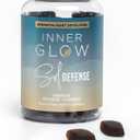 Inner Glow Sol Defense Gummies Dermatologist & Plastic Surgeon-Formulated Skin Resilience Vitamin Supplement with Polypodium Leucotomos & Niacinamide, Passion Fruit Flavor, 60 Sugar-Free Gummies (Best By: 01/2027)