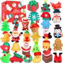 Squishy Toys, 26 Pack Christmas Squishies, Party Favors for Kids 4-8 8-12, Mochi Kawaii Cat Squishy Fidget Toys Animals, Goodie Bag Birthday Gifts Mini Miniature Stress Reliever Toy Pack