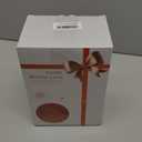 Candle Warmer Lamp with 3 Bulbs, Adjustable Height Dimmable Candle Warmer with Timer, Candle Lamp with Charming Gift Box Ribbon,Birthday Gifts for Women Mom, House Warming Gifts New Home Decor (1pack, Amber)