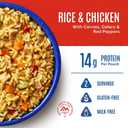 Mountain House Rice & Chicken | Freeze Dried Backpacking & Camping Food | Gluten-Free | 2 Servings (EXP 02/28/54)