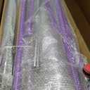 Expandable Gymnastics Bar for Kids, Adjustable Height Junior Training Kip Bar, Folding Gymnastic Horizontal Bars Monkey Bar, Home Gym Equipment for Kid Gymnasts, Child, Girl, Boy (Purple with mat)