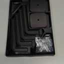 Hat Rack for Hat Storage (4-Pack), Multi-Purpose Hat Organizer, Strong Adhesive Hat Hooks for Wall Organizer for Baseball Caps, Two Mounting Options Hook, Black