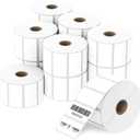 2" x 1" Direct Thermal Label, Paper for Barcodes Postage Address Perforated & Compatible with Rollo, Zebra, Munbyn, Nelko Printers(2 Rolls, 1300 Labels/Roll)