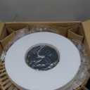 20" Boho Caged Fandelier with Lights Flush Mount Rattan Ceiling Fan with Lights and Remote Control, Enclosed 6 Speeds Low Profile Fan Light for Bedroom, Living Room, Kitchen