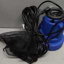 AgiiMan Automatic Submersible Water Pump - 1HP 5000GPH Pool Cover Pump with 33ft Power Cord for Pool Draining, Pond Pump Removal for Pool, Hot Tubs, Rooftops, Water Beds