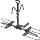 HYPERAX Volt 2 - E Bike Hitch Mounted Platform Style 2 Bikes Carrier for Car, SUV, Trucks, Sedan, Tilting e-Bike Rack for Hitch Fits Up to 2 X 70 lbs Bike with Up to 5" TIRE - NO RV USE!