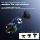 AKNES GuliKit TMR Electromagnetic Joysticks Compatible with Xbox Series SX/Elite 2 Controller, 720 Adjustable Tension Stick Replacement, with 3 Pairs Height Thumbstick Caps