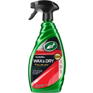 Turtle Wax 50834 1-Step Wax and Dry, Quick and Easiest Step to High Shine, for Cars, Trucks, Motorcycles and RVs, 26 oz. Double Pack with Microfiber Towel