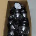 Ferraycle 24 Pcs Mini Lantern Decor 4 Inch Western Lantern Table Centerpiece Small Vintage Camping Hanging Lamp Ornaments Bulk for Cowboy Cowgirl Wedding Halloween Christmas (4 Inch,Black)