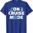 On cruise mode T-Shirt (Large, Royal Blue)