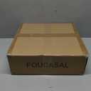 foucasal Modern LED Flush Mount Ceiling Light with Night Light Black 13", 12.79inch Arc Pattern