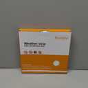 Bruiefpap 39.4FT Weather Stripping for Doors and Windows, Self-Adhesive Soundproofing Door Seal, Door Insulation for Sliding, Exterior, Frames and Front, 0.35'' Wide x 0.35'' Thick, White