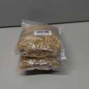 2 x 60 Pcs Khaki Christmas Velvet Bows for Christmas Tree, 5x7 Inch Pre-Tied Vintage Ribbon Bows Ornaments for Gift Wrapping Wreaths Garland Xmas Holiday Dcor (3/8")