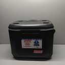 Coleman Xtreme 50qt Rolling Cooler with Wheels, Extra-Walled Insulation Keeps Ice up to 5 Days, Portable Wheeled Hard Chiller (Black)