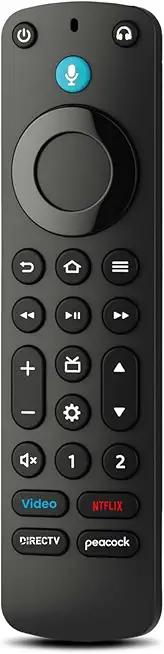 IDGPUW Replacement Remote Control for Fire Smart TV, Backlit Buttons, Remote Finder, Compatible with Insignia, Toshiba, Amazon Fire Smart TVs