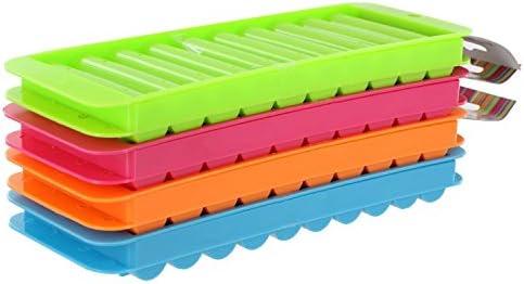 4 Plastic Ice Tube Making Trays for Water Bottles - 2pc Sets