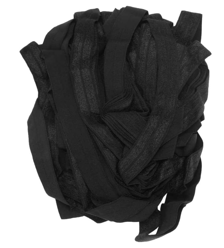 1pc DIY Dress Band Knitted Rubber Bands Stretch Elastic Cord Stretch Bands Sewing Band Bedspread Thread Elastic Rope Supplies Clothes Black Knitted Elastic Band Rubber Bands