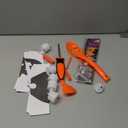 Pumpkin Carving Kit for Kids, 6 Easy Halloween Pumpkin Carving Tools Set, 6 LED Candles, 10 Carving Stencils & 20 Halloween Cellophane Candy Bags