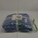 Chanasya Premium Textured Knit Throw Blanket with Tassels - Soft, Cozy Blanket for Couch, Bed, Living Room - 50" x 65 - Blue