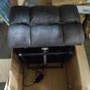 Massage Recliner Chair with Heat, Manual Massage Recliner with Cup Holders, Reclining Chairs for Living Room, Wall Hugger Recliners Grey