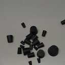 21 Pack Solid Rubber Stopper, Black Lab Plug, 000# - 8# Sizes Assortment, 11 Assorted Sizes