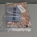 SimpleFun Womens Blouses 3/4 Sleeve Ruffle Neck Printed Business Casual Tops Flowy Dressy Work Shirts, Size M