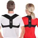 Posture Corrector for Men and Women, Comfortable Upper and Back Brace, Adjustable Back Straightener Support for Back, Shoulder and Neck